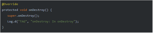 ondestroy_android lifecycle