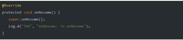onresume_android 